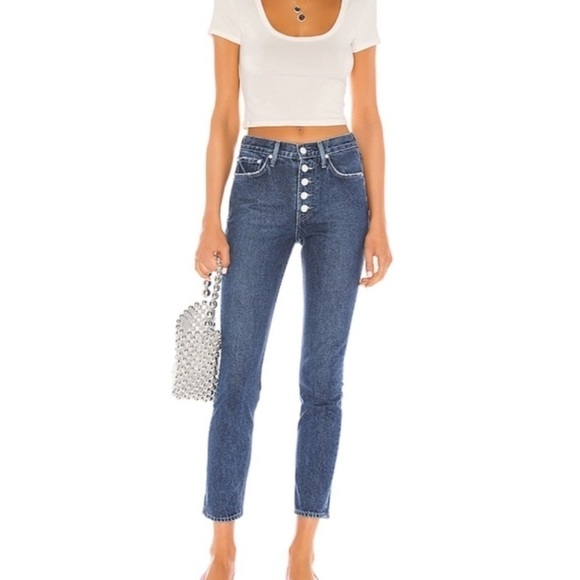 NWT GRLFRND Karolina Ankle Jeans in Rather Have You Sz 31 - Picture 1 of 13